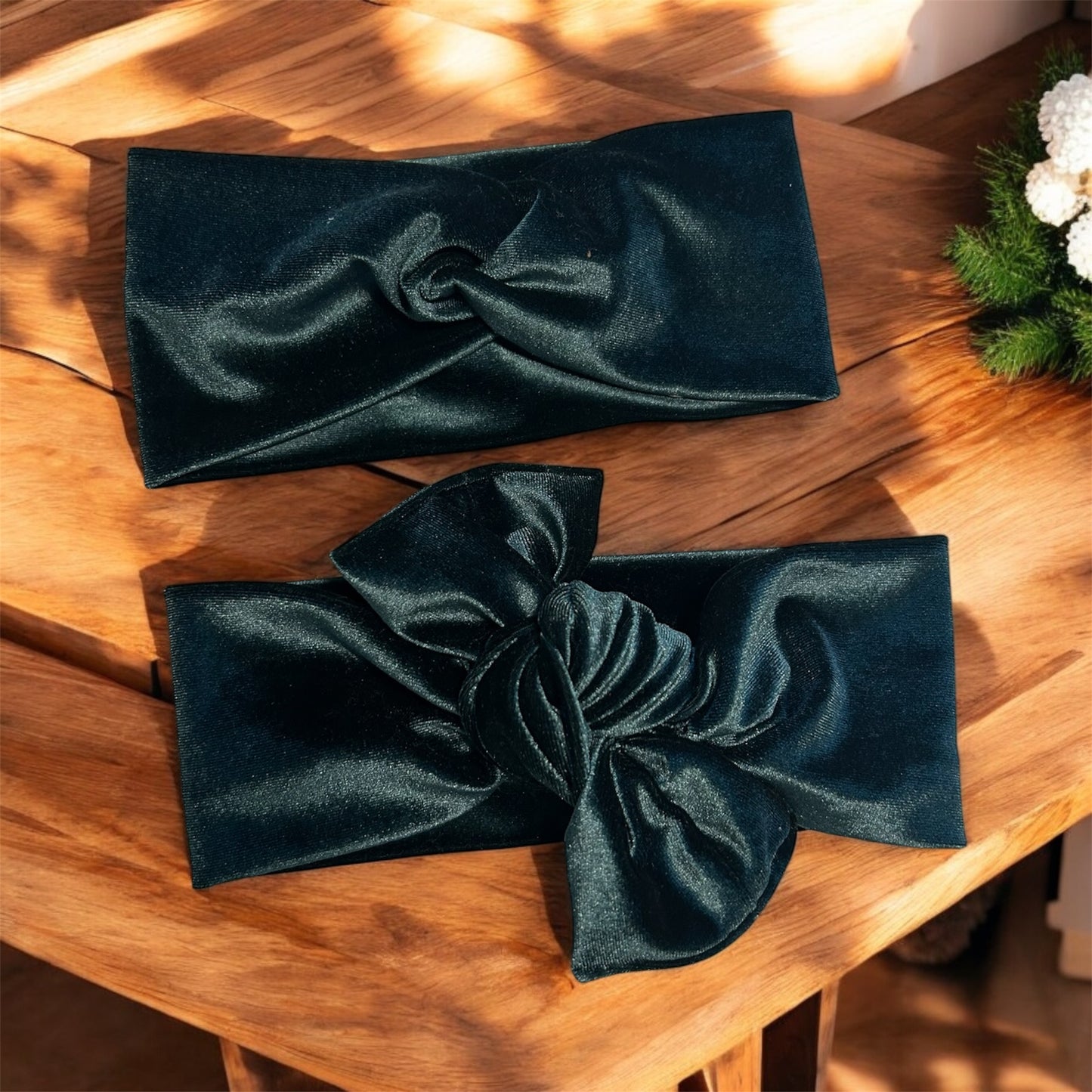 Fascia Incrocio Velluto Natale