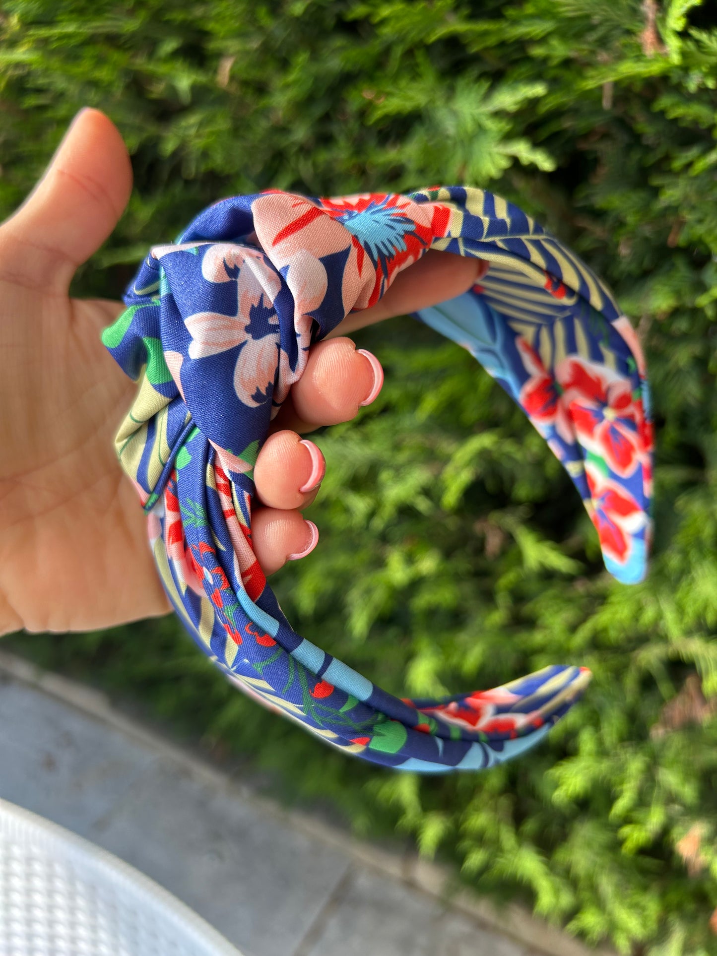 Cerchietto Blu Flowers