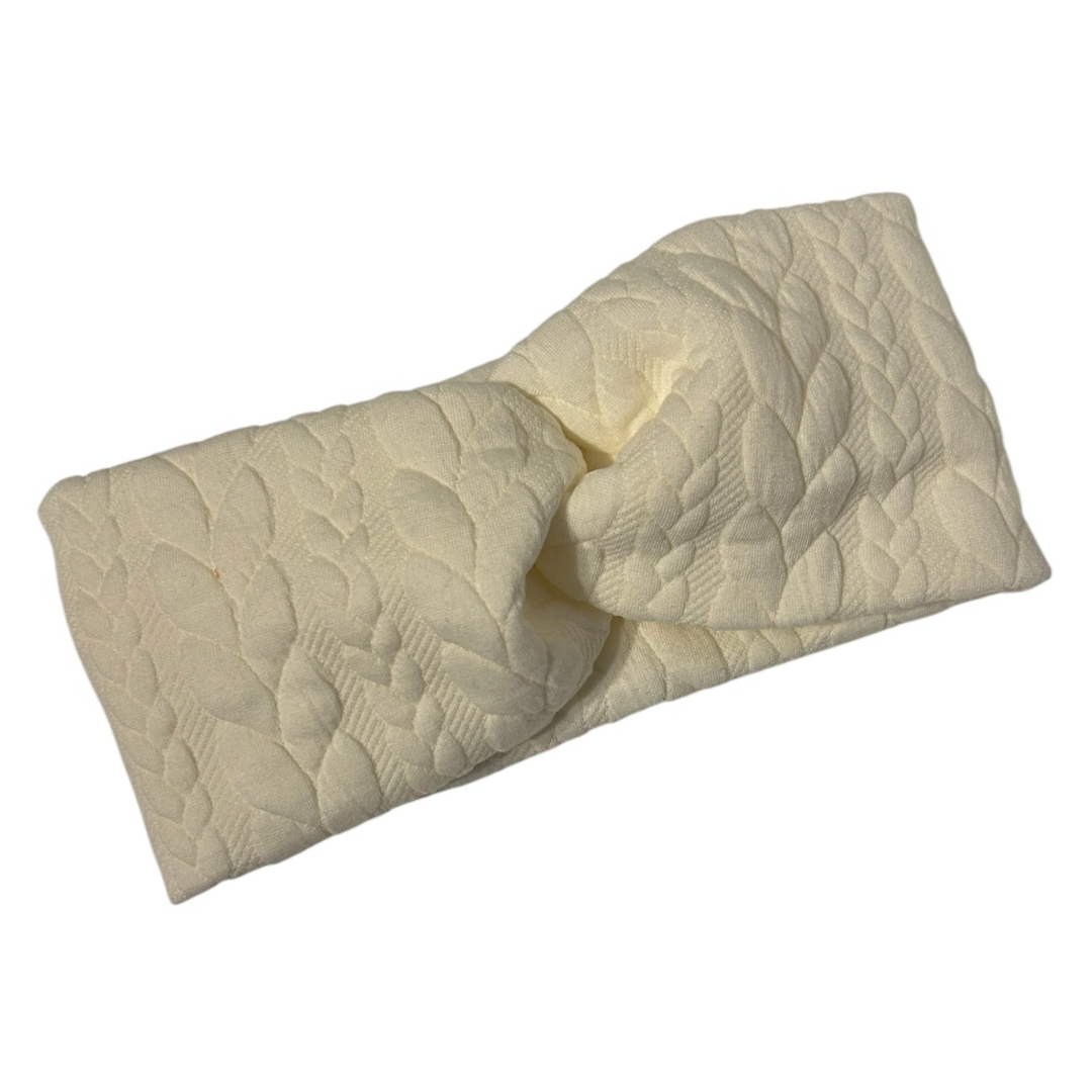 Fascetta felpa intrecciata