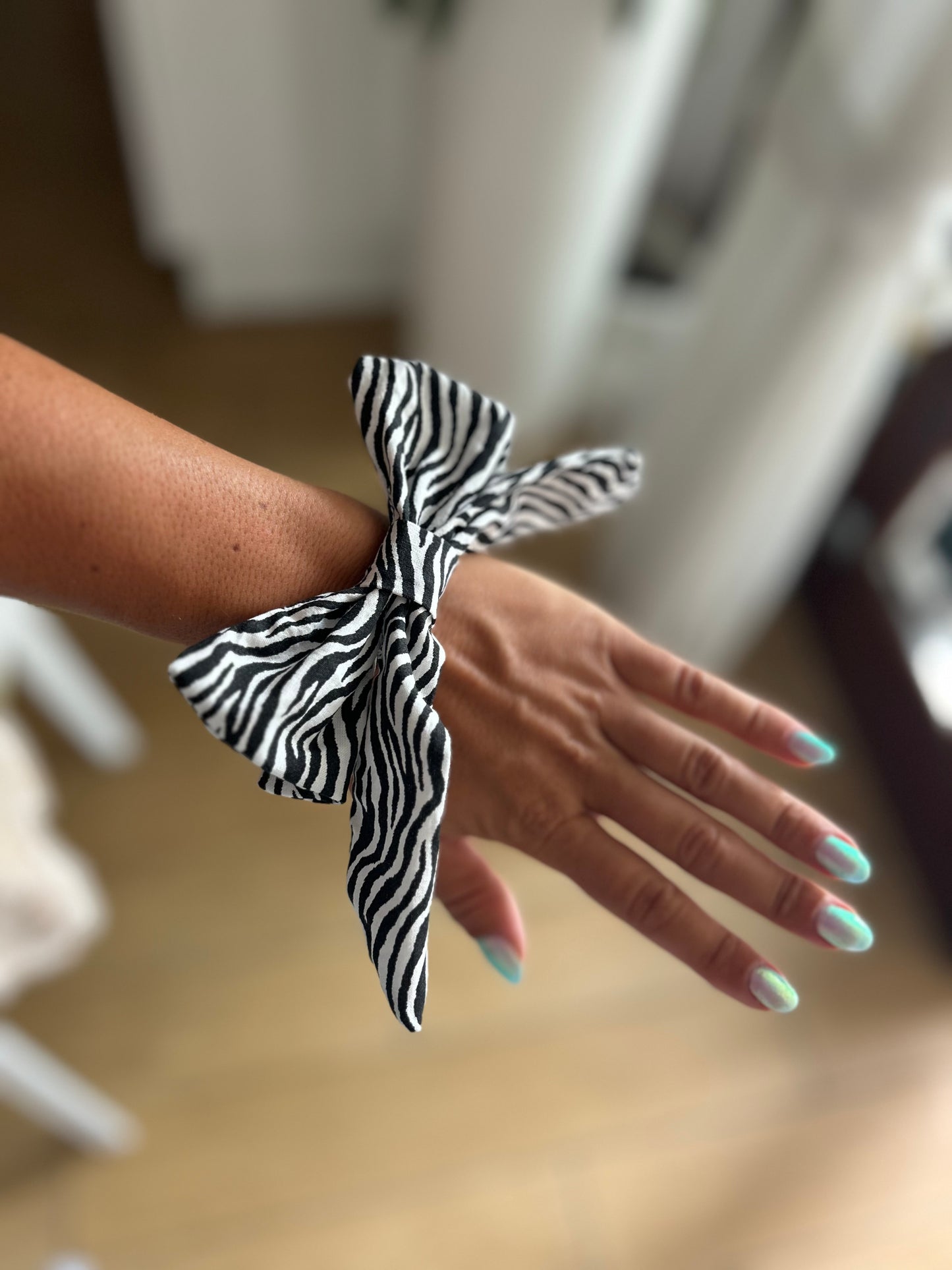 Elastico con Fiocco Zebrato