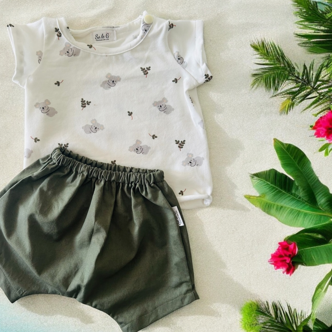 Short Cotone Tinta unita