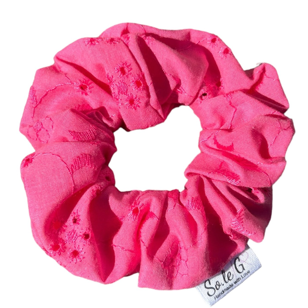 Scrunchie Sangallo Fucsia