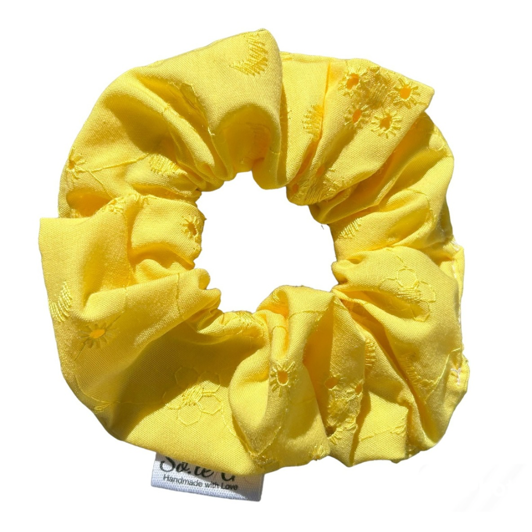 Scrunchie Sangallo Lemon
