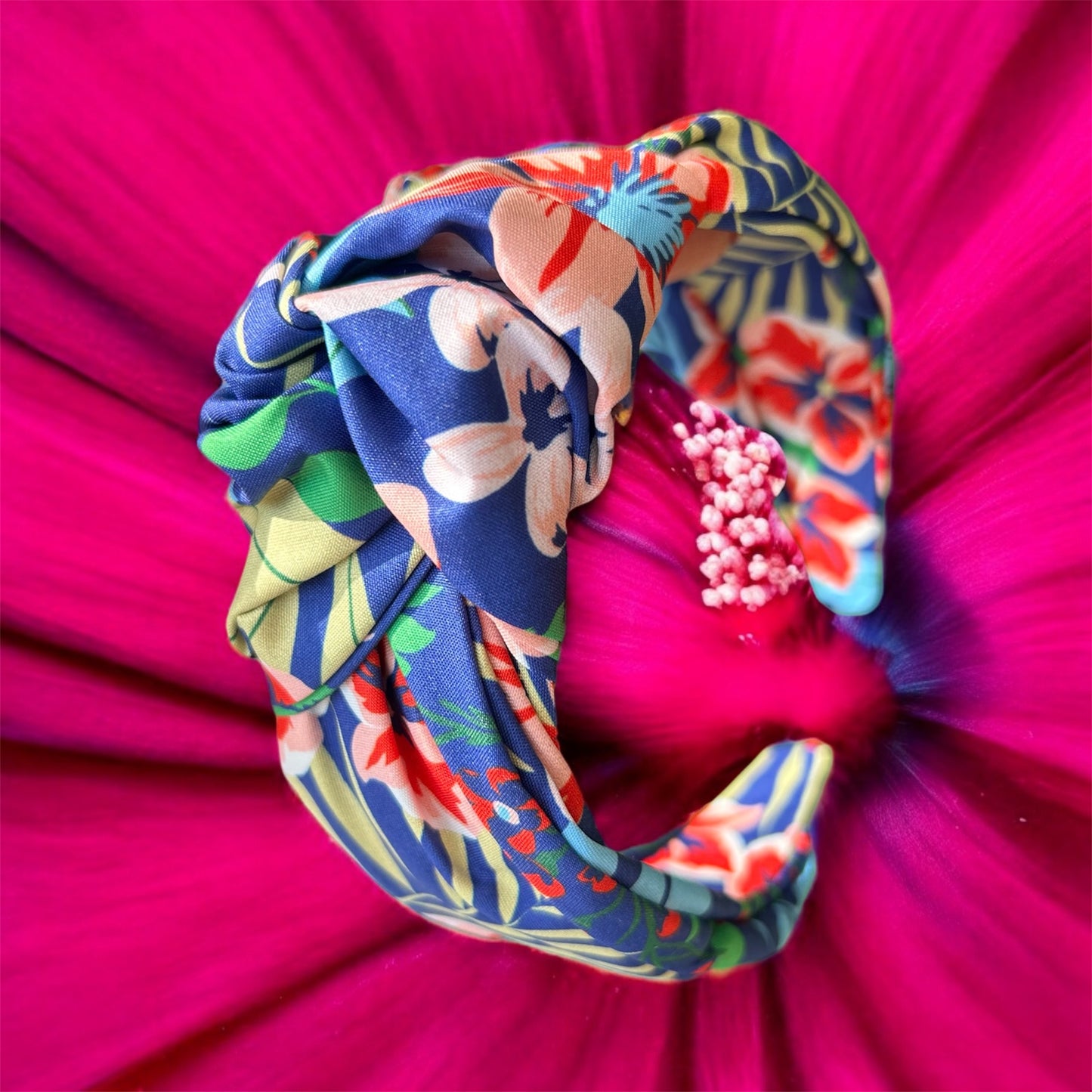 Cerchietto Blu Flowers