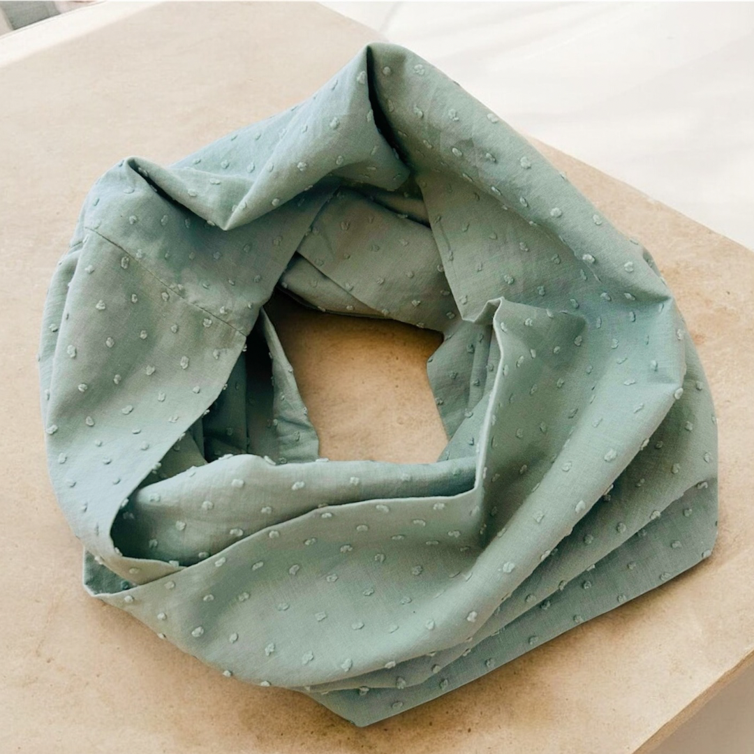 Scaldacollo ad Anello Plumetis Green