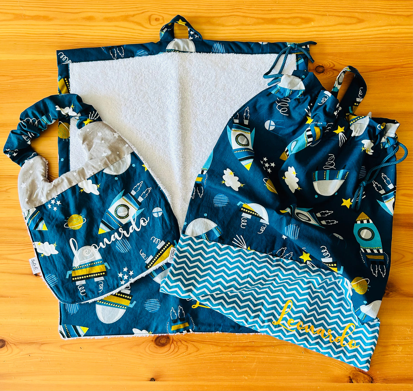 Set Asilo Sacca/Bavaglino/Asciugamano