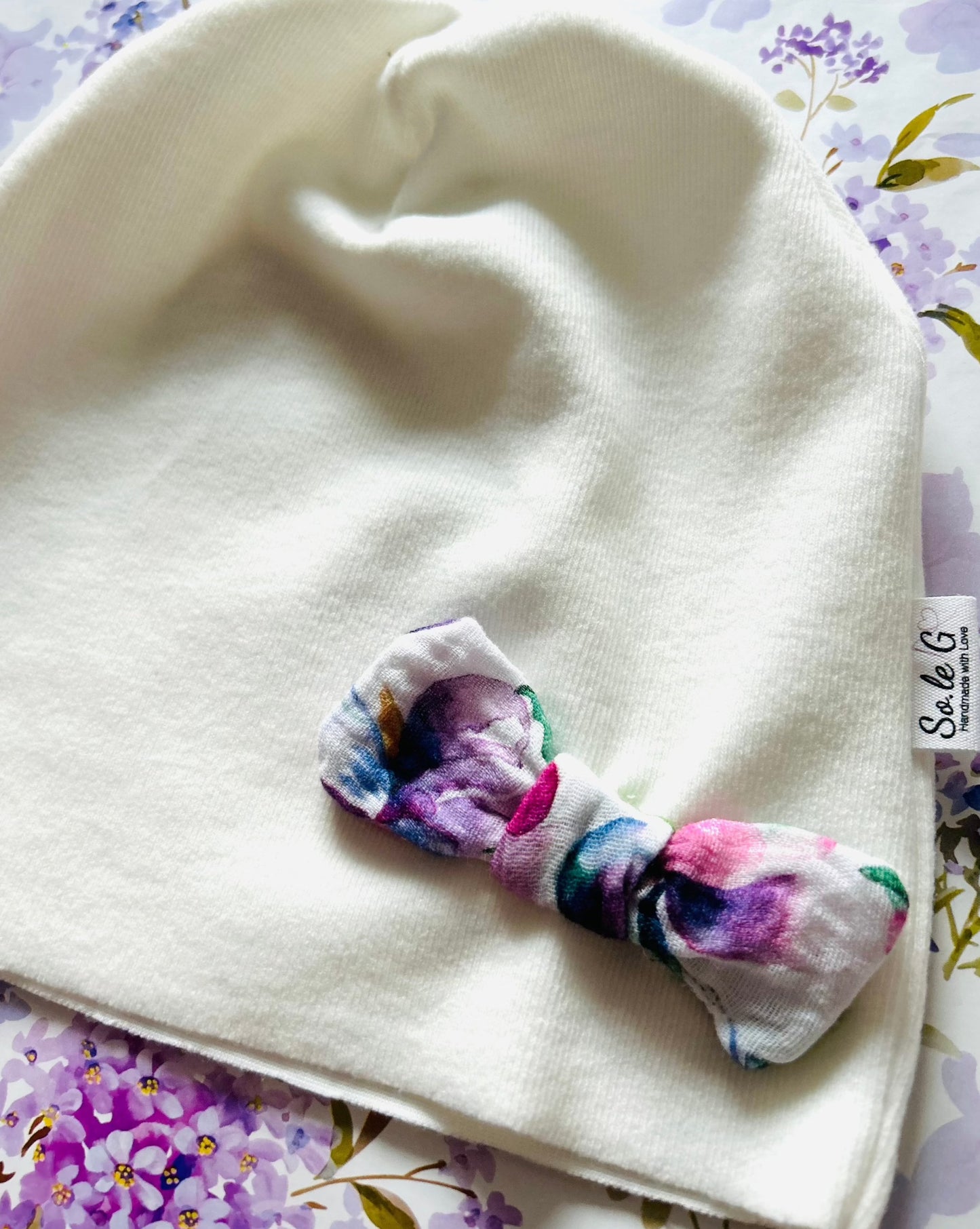 Cappellino con Fiocco Flowers