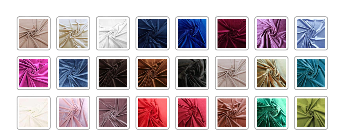 Fascia con fiocco velluto tinta unita