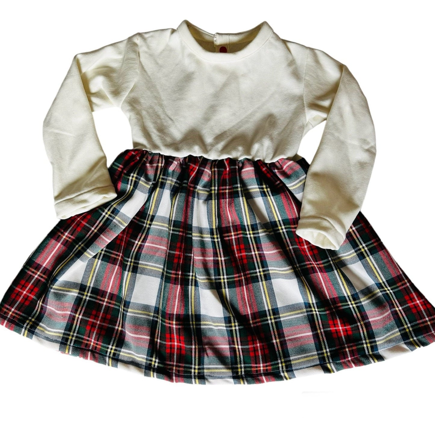 Abito felpa e tartan