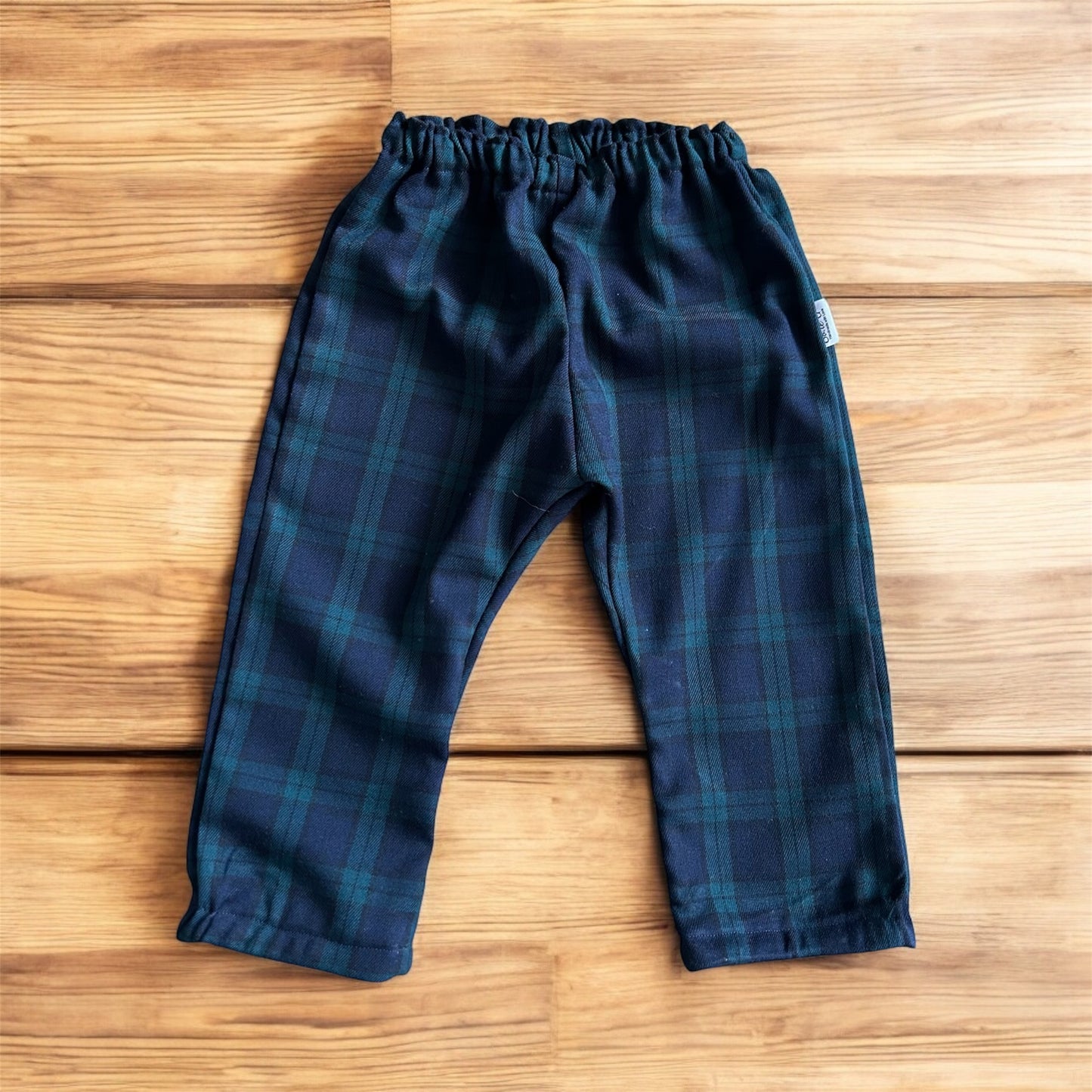 Pantalone Tartan Blu/Green