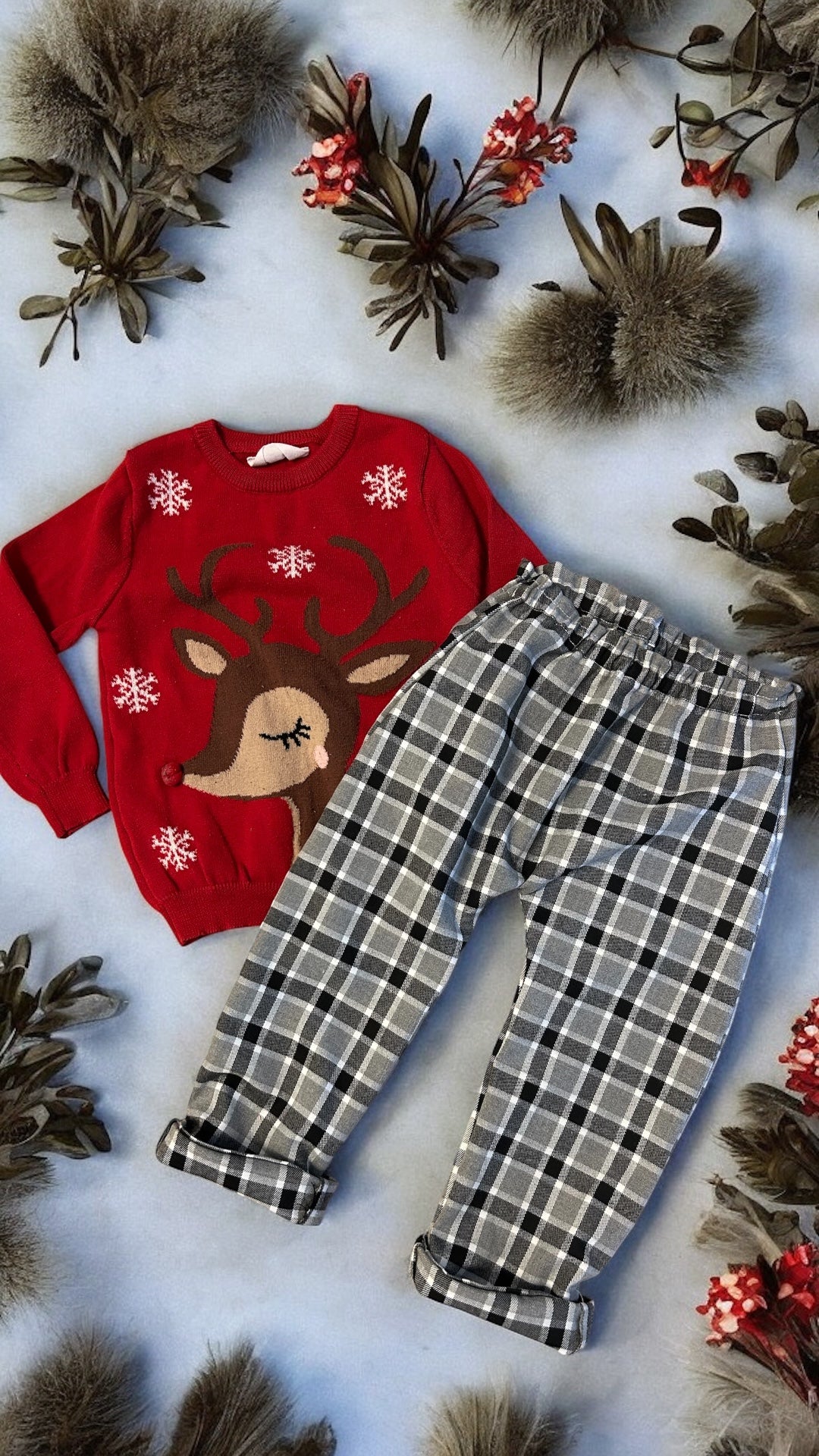 Pantalone Lanetta – Vichy Christmas