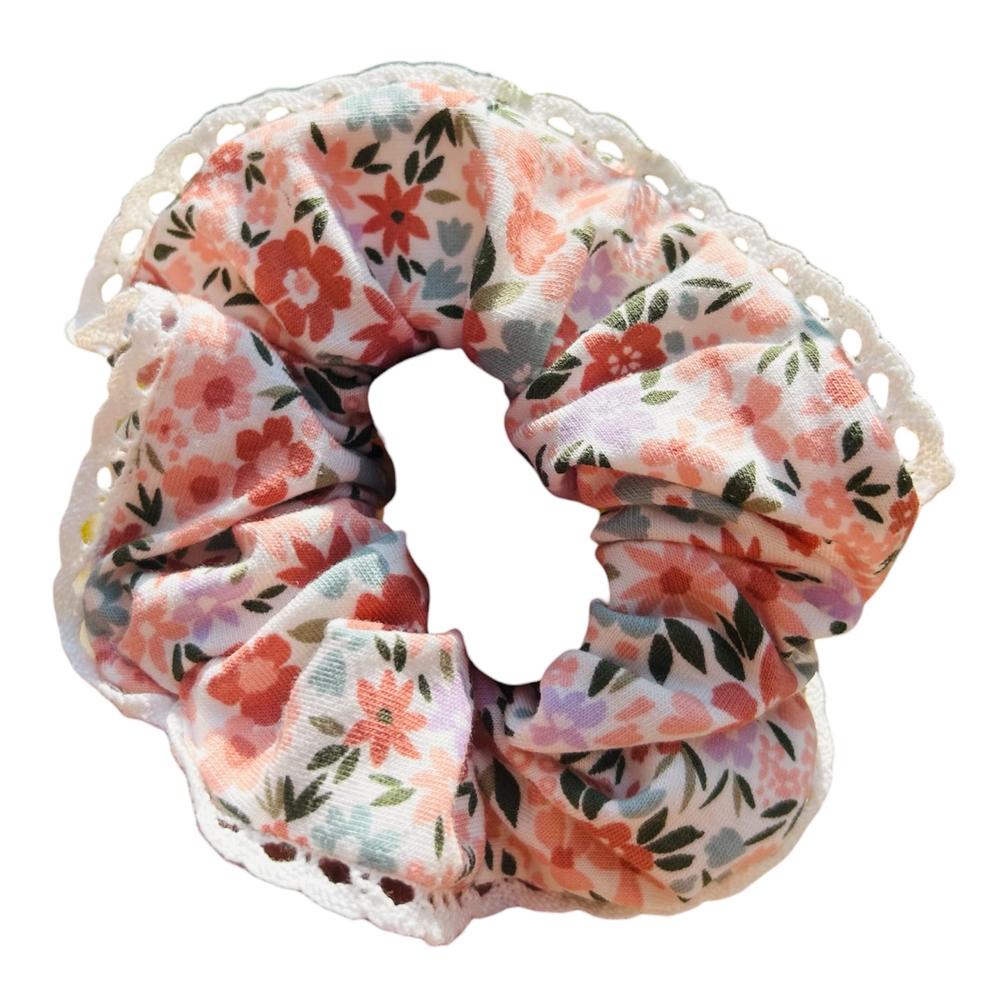 Scrunchie Spring con Pizzo