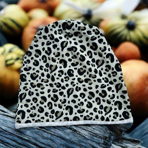 Cappellino Leopardato Pastello