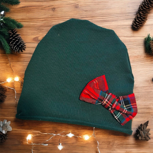 Cappello felpa con fiocchetto red