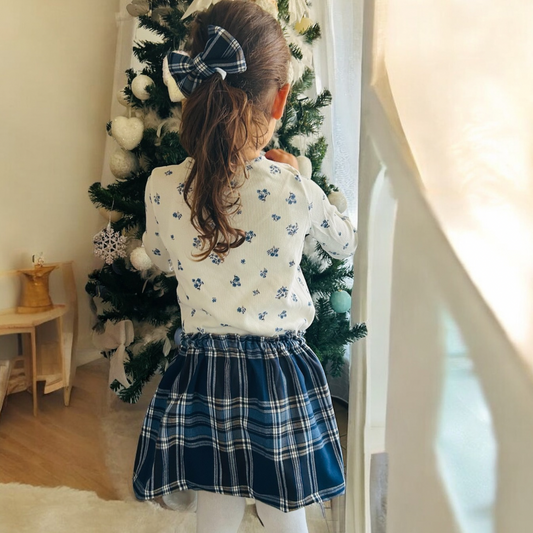 Gonna Tartan blu