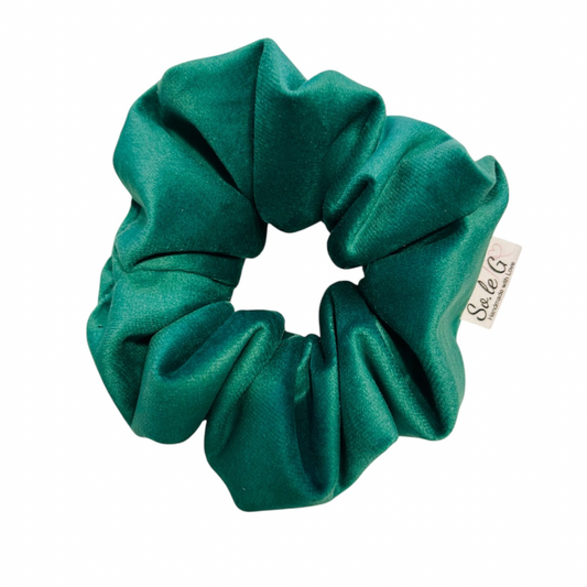 Scrunchie Velluto Green