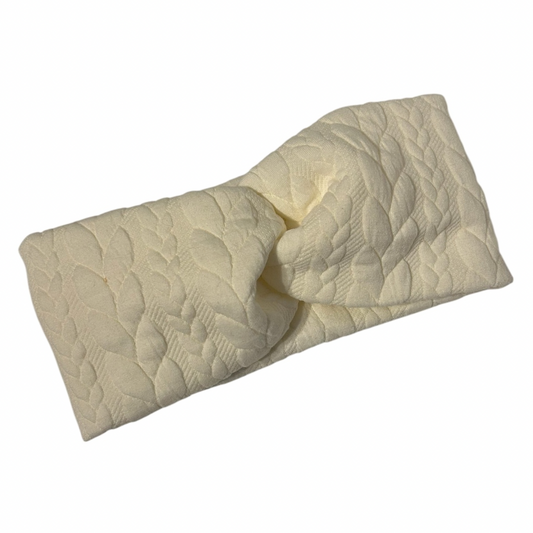 Fascetta felpa intrecciata