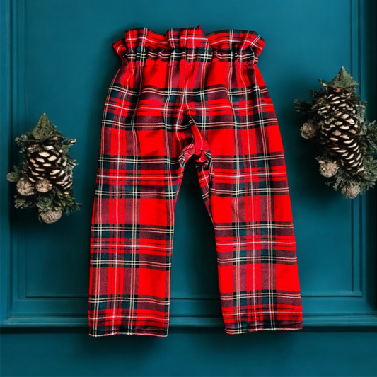 Pantalone Tartan Red