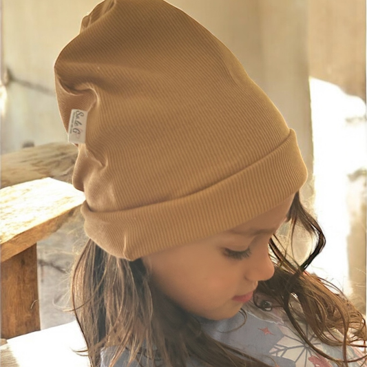 Cappello costine Camel