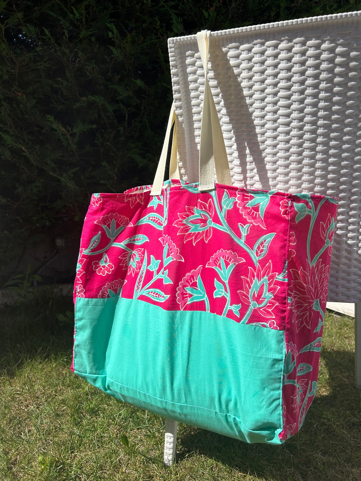 Beach Bag Fucsia Tiffany