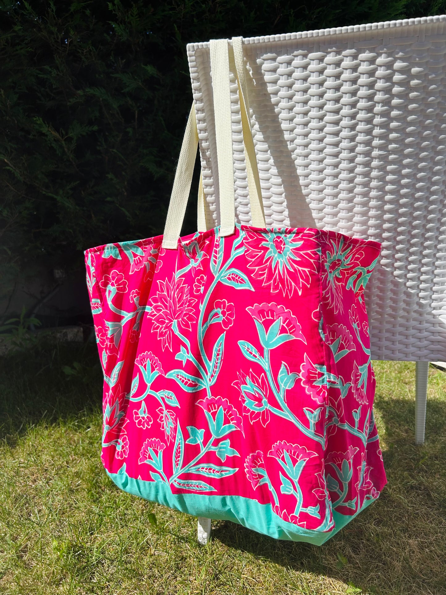 Beach Bag Fucsia Tiffany