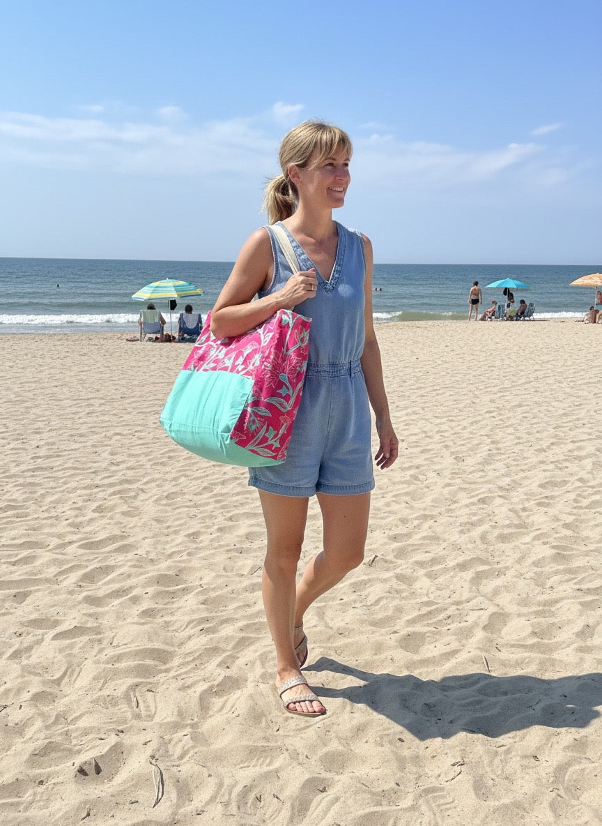 Beach Bag Fucsia Tiffany