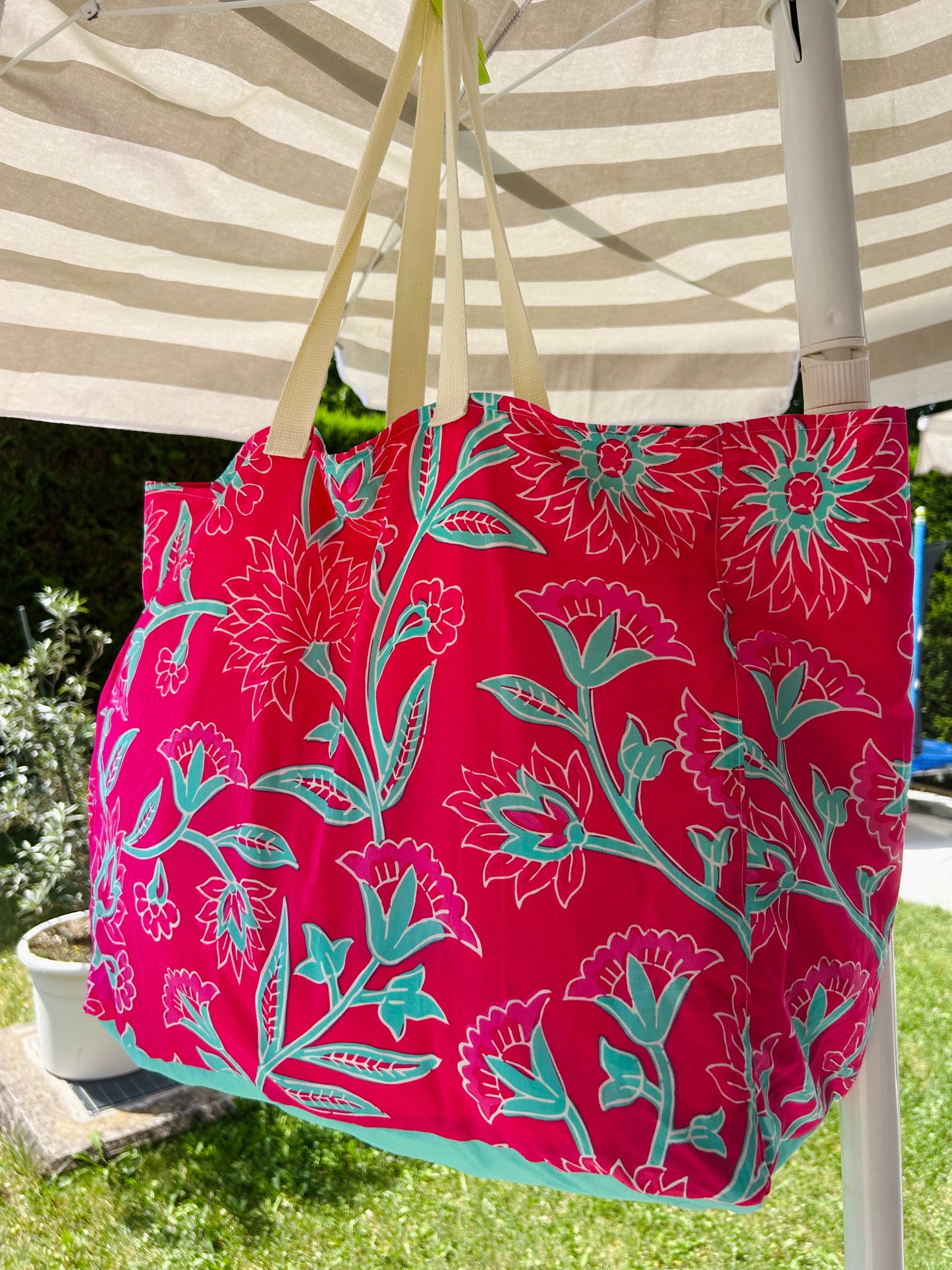 Beach Bag Fucsia Tiffany