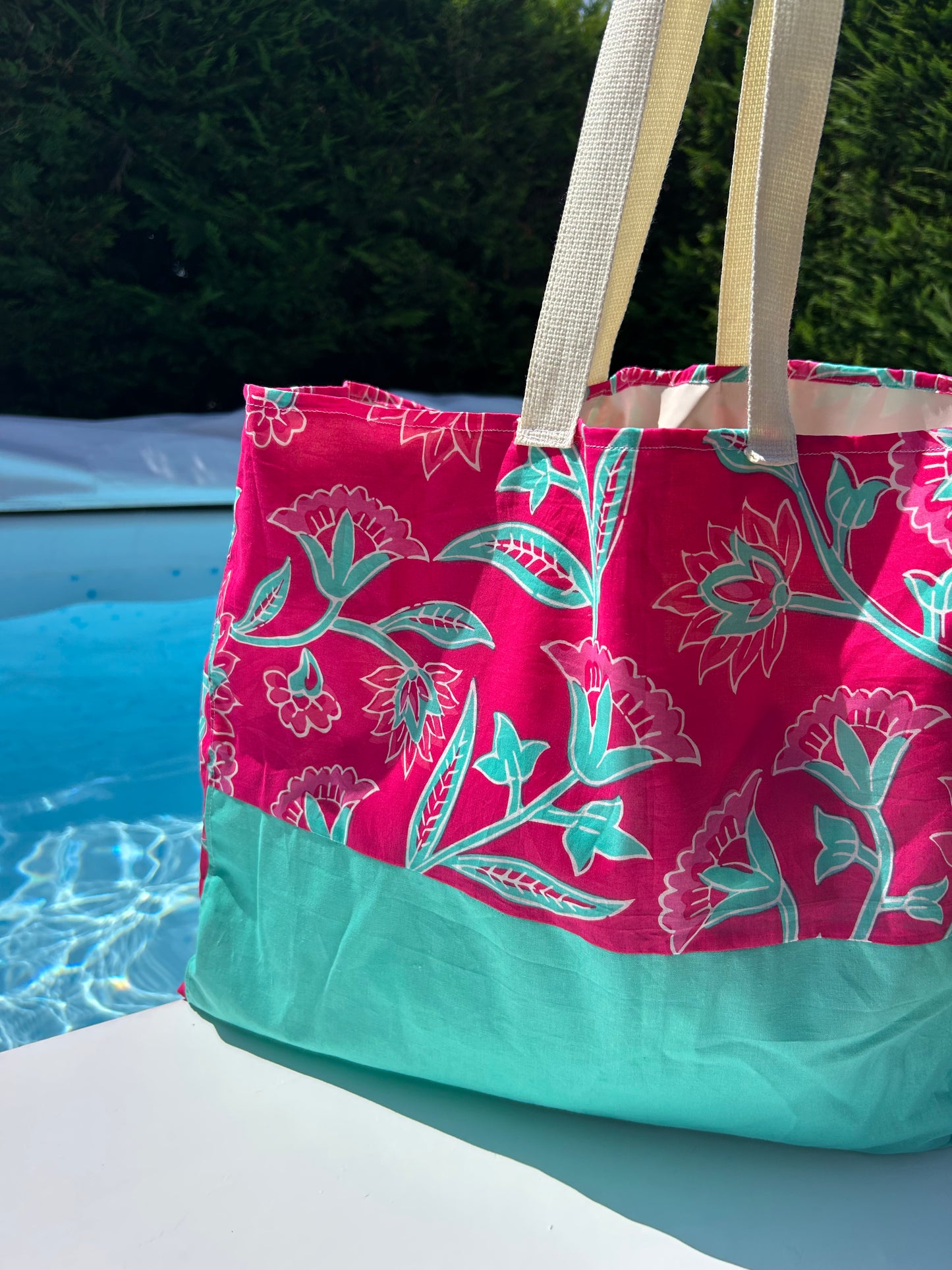 Beach Bag Fucsia Tiffany