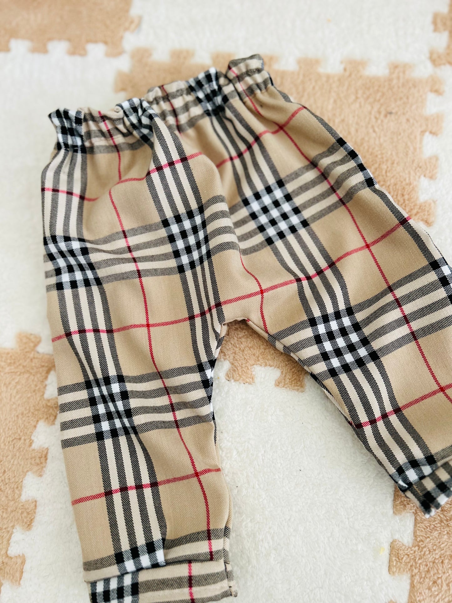 Pantalone Tartan Beige