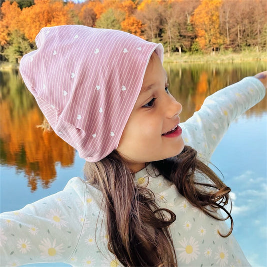 Cappello Cuori e Righe
