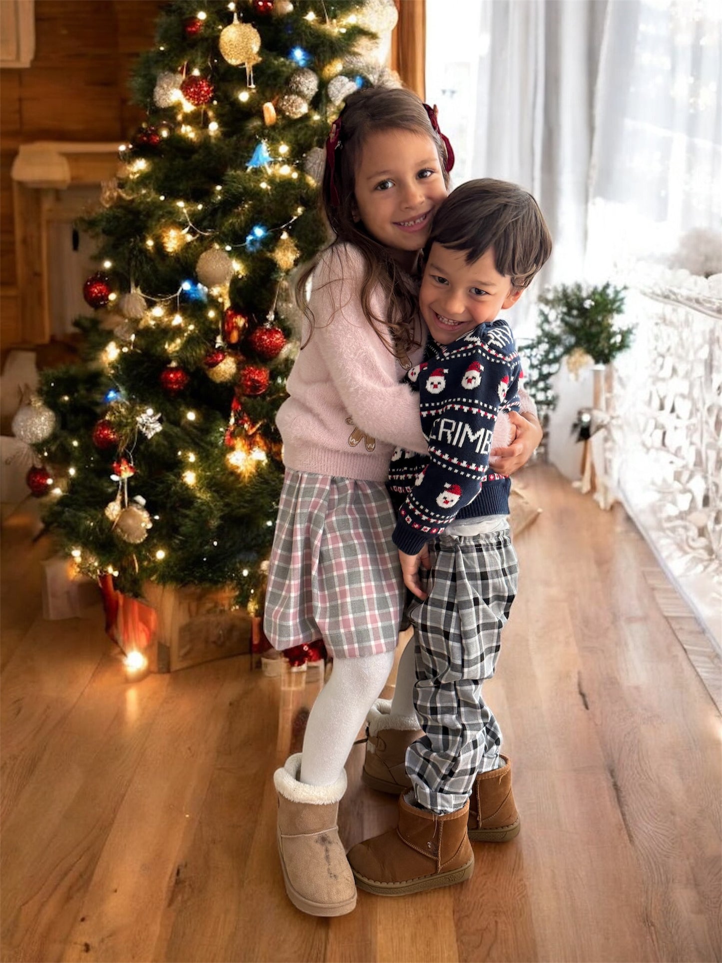 Gonna Lanetta Vichky Pink/Grey