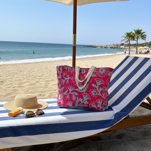 Beach Bag Fucsia Tiffany